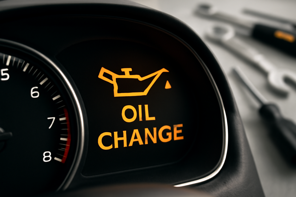 oil changes alarm