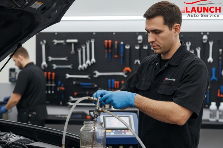 Power Steering & Windshield Washer Fluid Check – What It Means in a Full Oil Change Service