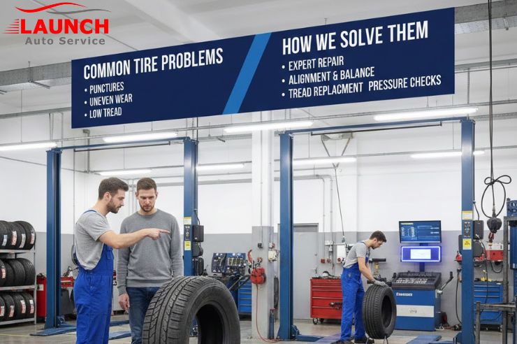 Full Tire Services in Mississauga – Launch Auto Service